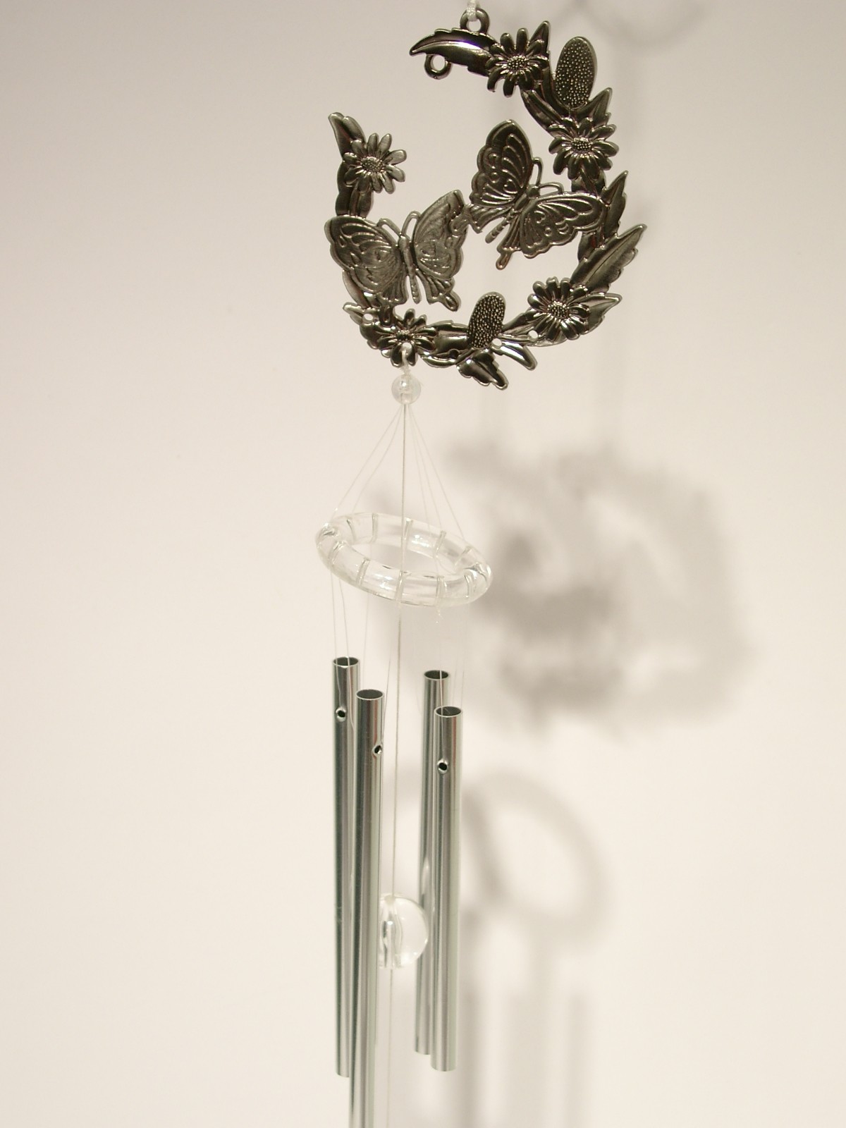 Vindklokker Uro - Plast & Stål Vindspil Med Dyrefigurer