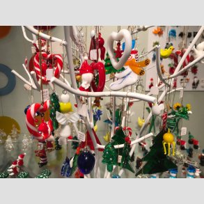 Hængende Glas Fugle - Glas Sommerfugle og Glaskunst Figurer