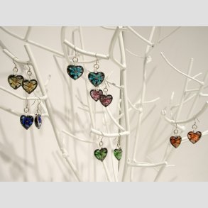 Glas Øreringe og Glasringe