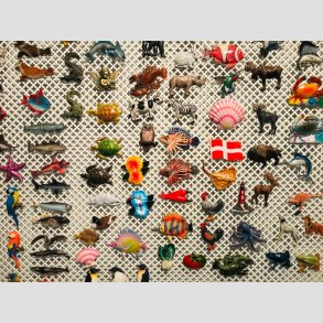 Dyrefigurer Magneter - Håndmalede Køleskabs Plast Magneter