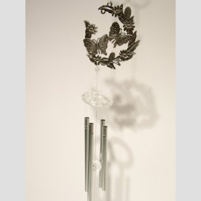 Vindklokker Uro - Plast & Stål Vindspil Med Dyrefigurer