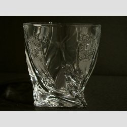 Krystal Glas - Klar/Light Cut - 1 S�t/6 stk - 9cm