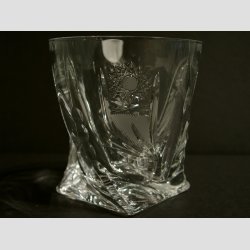 Krystal Glas - Klar/Light Cut - 1 S�t/6 stk - 9cm
