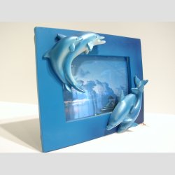 Fotoramme Med Delfiner - Foto: 9x13cm