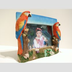 Fotoramme Med Papegjer - Foto: 9x13cm