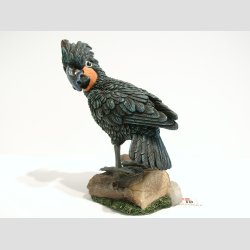 Kakadue - Sort - 13cm