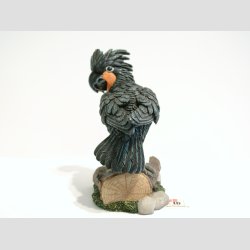 Kakadue - Sort - 13cm