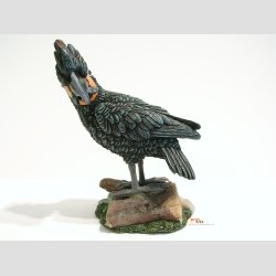 Kakadue - Sort - 13cm