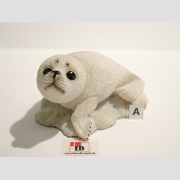 Dyrefigur - Hvid Babysl - 7cm Figur A