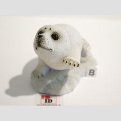 Dyrefigur - Hvid Babysl - 7cm