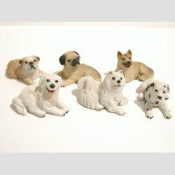 Dyrefigurer - Lille Hunde Figurer - 5cm