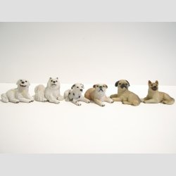 Dyrefigurer - Lille Hunde Figurer - 5cm