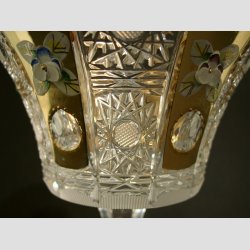 Krystal Vaser og Skl - Klar/Guld