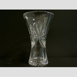 Krystal Vase - Klar/Light Cut - 25cm