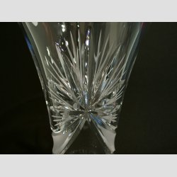 Krystal Vase - Klar/Light Cut - 25cm