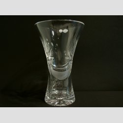 Krystal Vase - Klar/Light Cut - 25cm