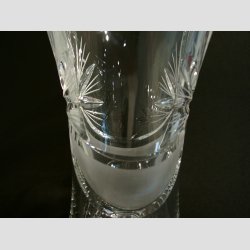Krystal Vase - Klar/Light Cut - 25cm