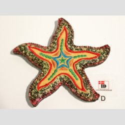 Dyre Figurer - Magnet - Stof mix - Sstjerne - 10cm