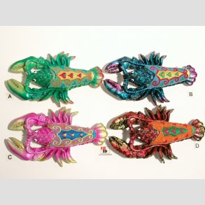 Dyrefigur - Magnet - Stof mix - Hummer - 12cm