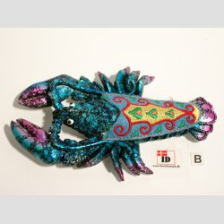 Dyrefigur - Magnet - Stof mix - Hummer - 12cm