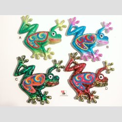 Dyrefigurer - Magnet - Stof mix - Fr - 10cm