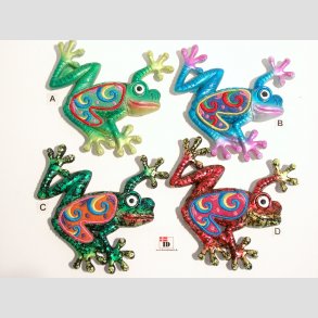 Dyrefigurer - Magnet - Stof mix - Fr - 10cm