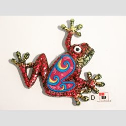 Dyrefigurer - Magnet - Stof mix - Fr - 10cm