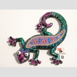 Dyrefigurer - Magnet - Stof mix - Firben/�gler - 11cm