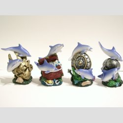 Dyrefigur - Delfiner - 9cm