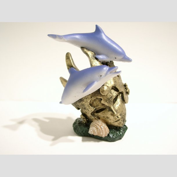 Dyrefigur - Delfiner - 9cm ID Deko1