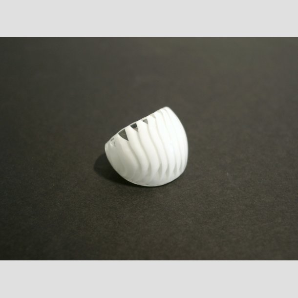 Glas Ringe - Med Blge - 17mm 1