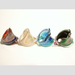 Glas Ringe - Orkanens je - Dia. Ca. 16-18mm