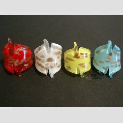 Glas Ringe - Sky - Dia. Ca. 20-21mm