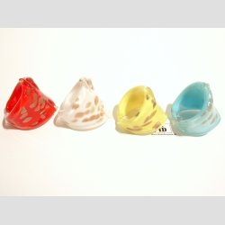 Glas Ringe - Sky - Dia. Ca. 20-21mm