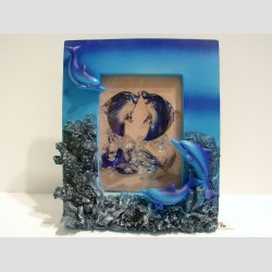 Fotoramme Med Delfiner - Foto: 8x11cm