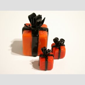 Glas Gave Pakker - Orange/Sorte - Sorte Sljfer 