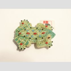 Dyrefigur Magnet - Polystone Glitter Magneter - 5cm