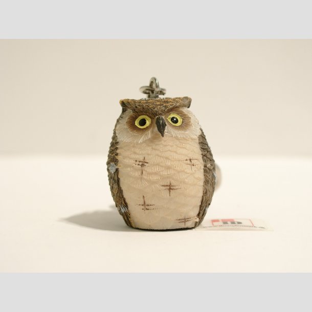 Dyrefigur - Ngleringe - Ugle - 9cm (Figur 3,50cm) N&oslash;glering2