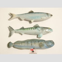 Dyrefigur Fisk - Polystone Magneter - 10cm