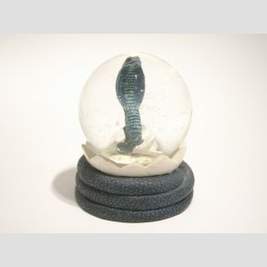 Dyrefigur - Rystekugle Med Slange - 6cm - 45mm