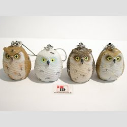 Ugle Figur Vedhng - Ugle 3cm