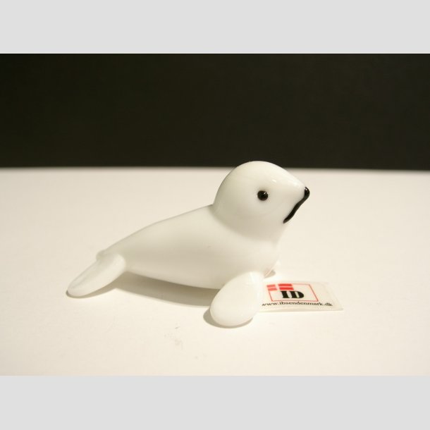 Babysl Glasfigur  - Hvid Glas - 6cm - 1 St Med 6 Stk ID Deko1