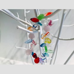 Glas Armbnd - Mariehne &amp; Sm Blomster