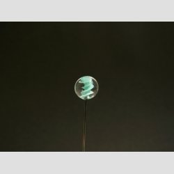 Nipsenle - Gammeldags Glas Spiral Kugler - Klar/Farver - 7cm