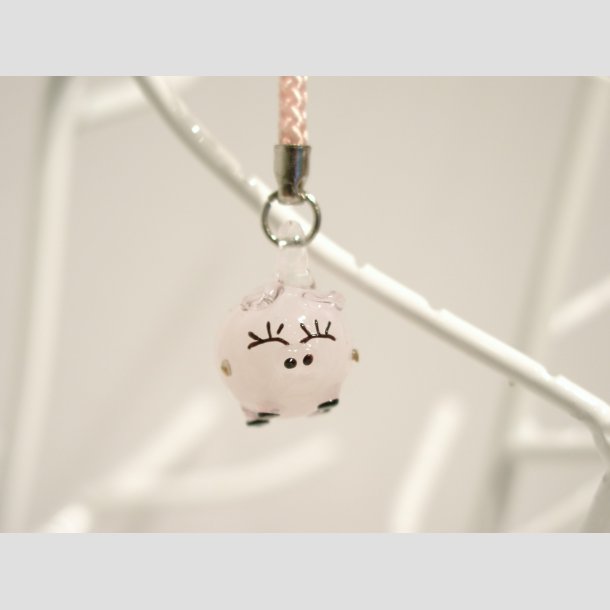 Glas Figurer - Tiny Vedhng - 10cm (med snor) ID Deko2