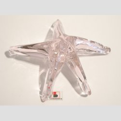 Glaskunst Maritim Figur - Glas Sstjerne - Lyserd