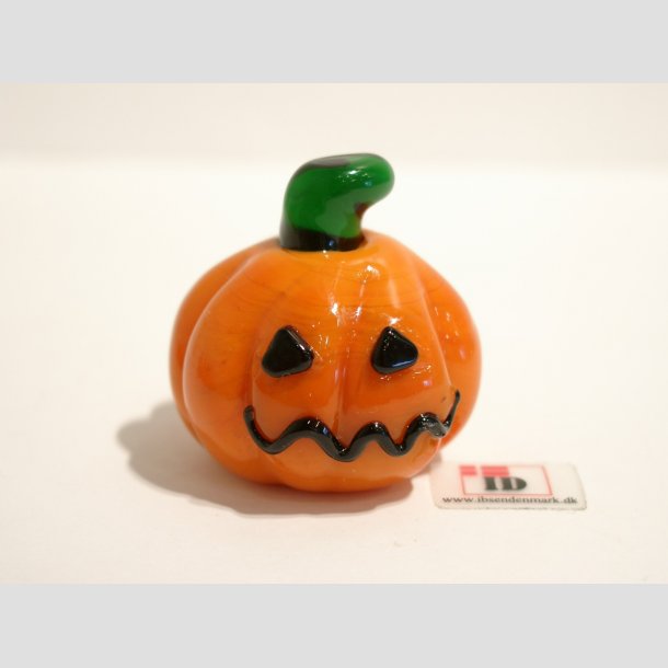Halloween Grskar Glasfigur - Med Ansigt - 2 Strrelser Stor