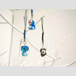 Glas Figurer - Tiny Vedhng - 9cm (med snor)