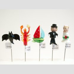 Glasfigurer - Nipsenle - Glas - 6-8cm