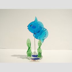 Klumpfisk i Sgrs - Lysebl - 8cm